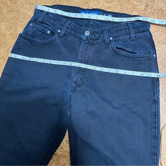 Levi’s Vintage 90’s Silver Tab Relaxed Barrel Leg Jean Black w/ Blue Undertone - Picture 10 of 16